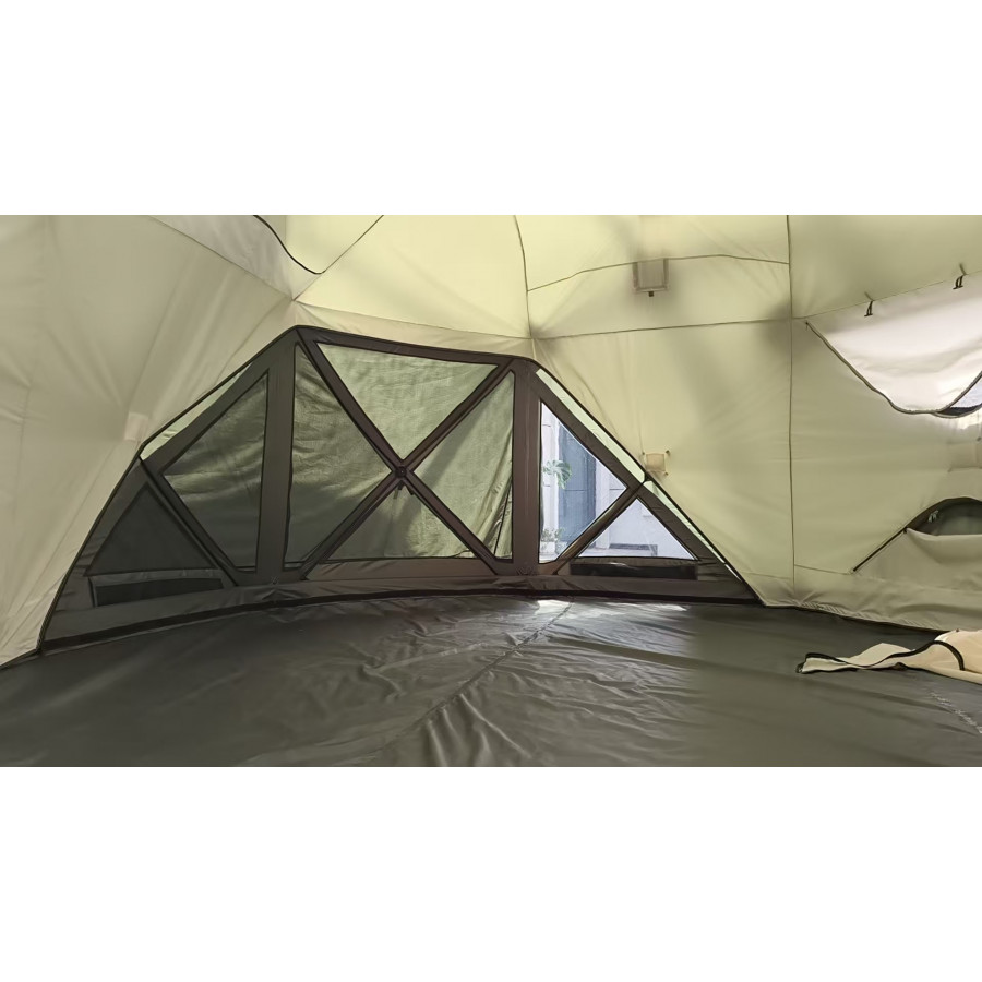 Двухслойная всесезонная палатка-сфера КЕДР-400 V2 (цвет: бежевый)